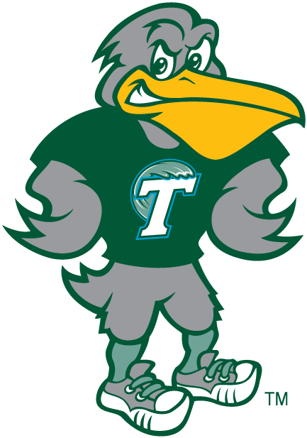 Tulane Green Wave 1998-Pres Mascot Logo iron on transfers for T-shirts...